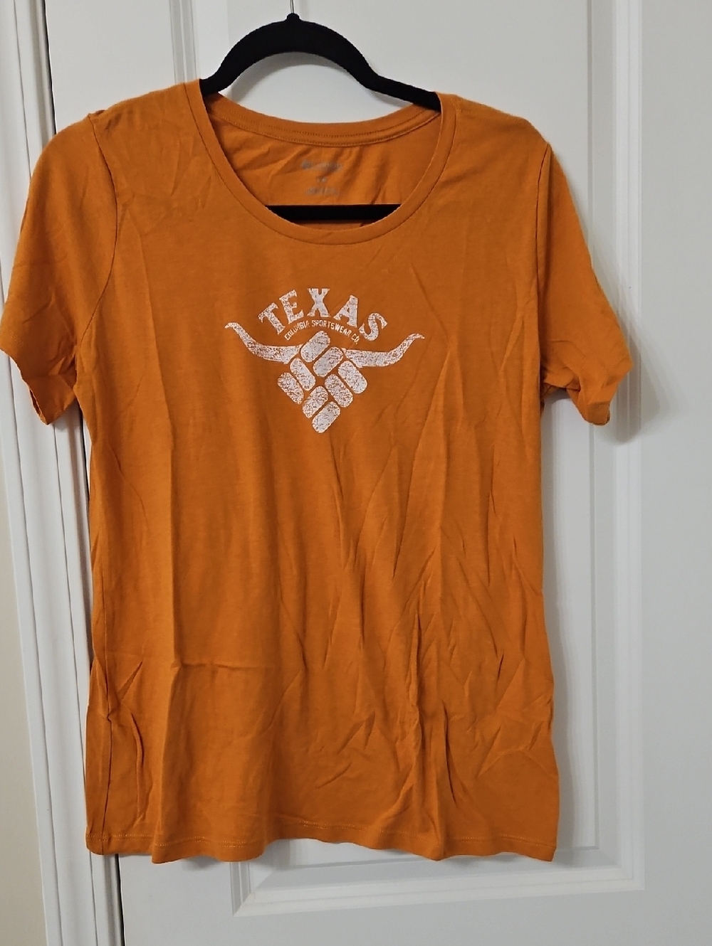 Womens Texas Graphic Short-Sleeve Tee - Orange